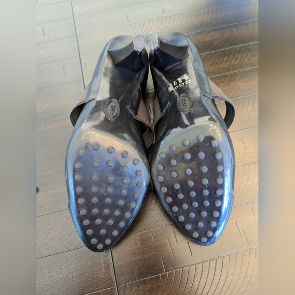 Tods Black Strap Platform Heel s: EU 40 US 10 - Picture 10 of 16